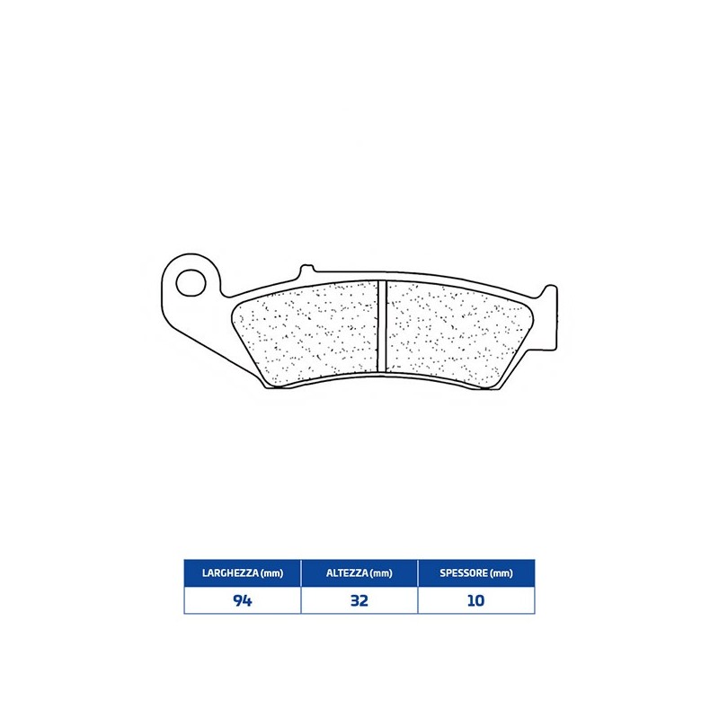 2385RX3 REAR BRAKE PAD 2385RX3 Honda NR 1992+ CL BRAKES
