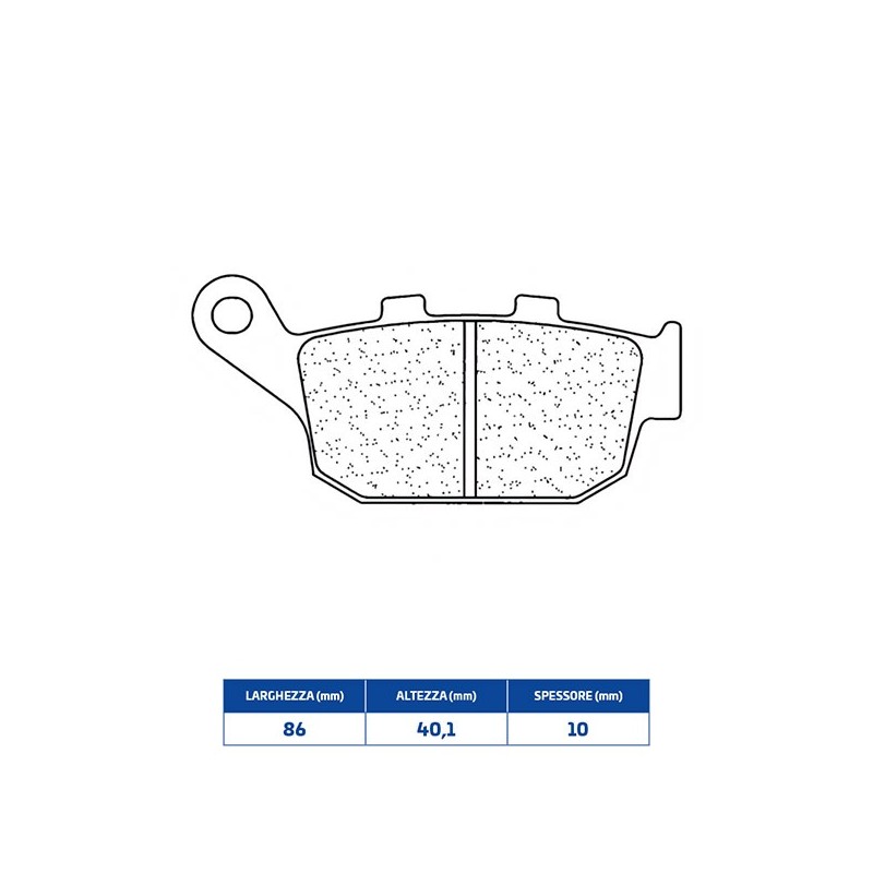 2298S4 Klocki hamulcowe tylne 2298S4 Honda NSS Forza DCT ABS E5 2021+ CL BRAKES