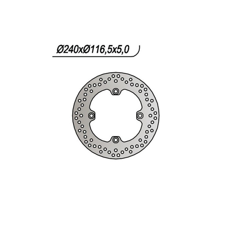 1095 DISQUE DE FREIN ARRIERE Honda NSS Forza DCT ABS E5 2021+ NG