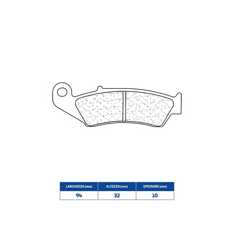 2385RX3 PASTILLA DE FRENO TRASERO 2385RX3 Honda RC45 RVF 1994+ CL BRAKES