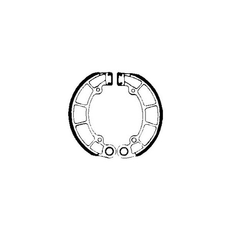655292 MACHOIRES DE FREIN ARRIERE Honda VT DC Black Widow 2001+ SPECIALBRAKESHOE