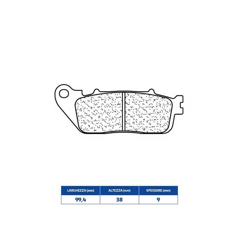1217RX3 PLAQUETTE DE FREIN ARRIERE 1217RX3 Honda VFR F ABS 2017+ CL BRAKES