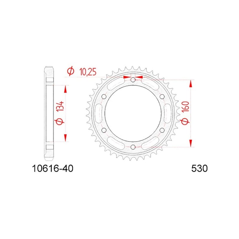 10616:40 Honda CBR RR Fireblade 2004+ AFAM
