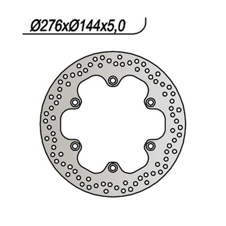 204 FRONT BRAKE DISC DX-SX Honda VF F F2 BOL DOR 1985+ NG