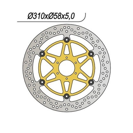 1114 DISCO DE FRENO DELANTERO DX-SX Honda CBR XX Super Blackbird 1997+ NG