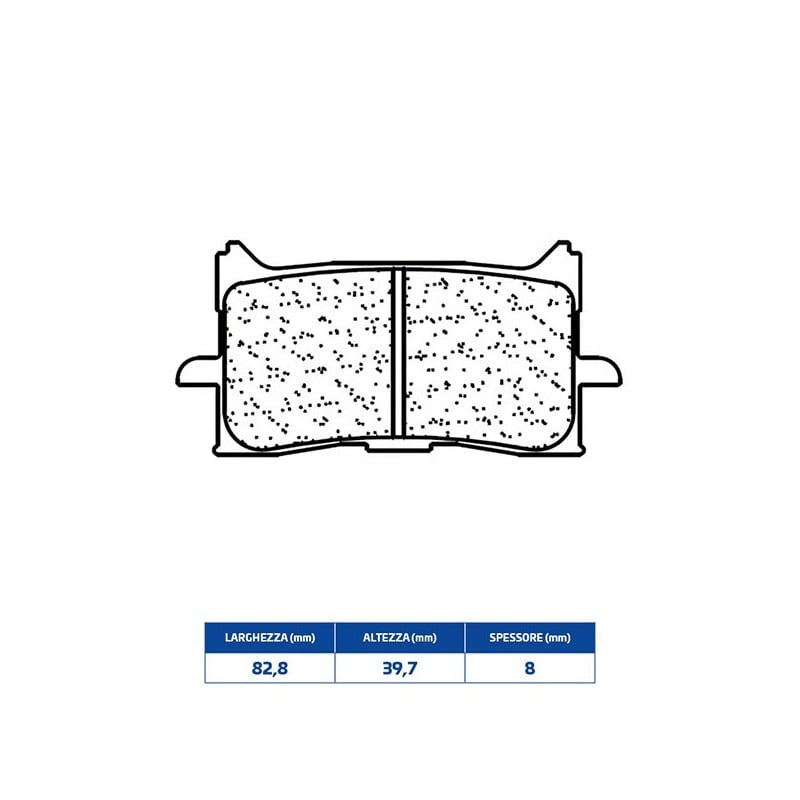 1245XBK5 FRONT BRAKE PAD DX-SX 1245XBK5 Honda NT D DCT ABS 2022+ CL BRAKES