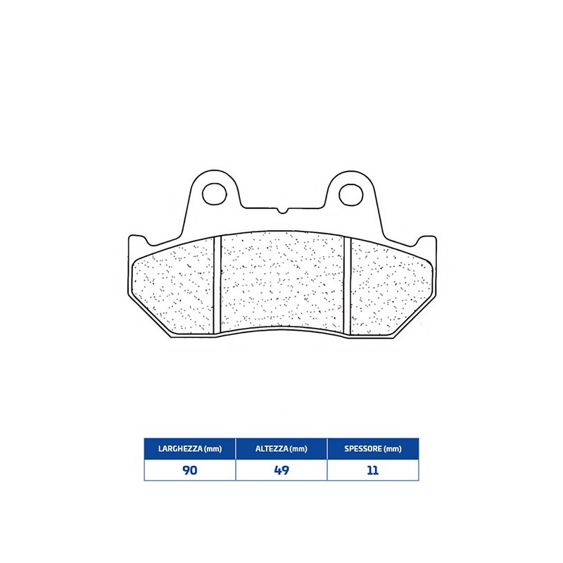 2289RX3 PLAQUETTE DE FREIN AVANT DX-SX 2289RX3 Honda GL A 1984+ CL BRAKES