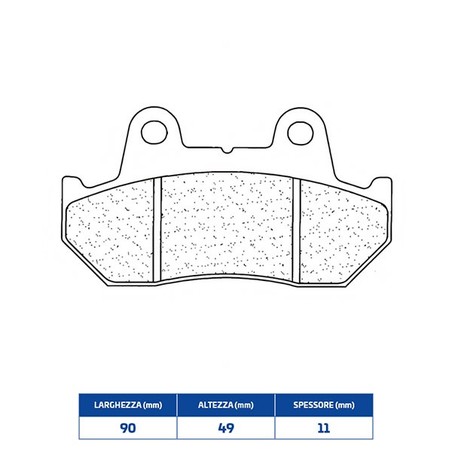 2289A3+ FRONT BRAKE PAD DX-SX 2289A3+ Honda GL A 1984+ CL BRAKES