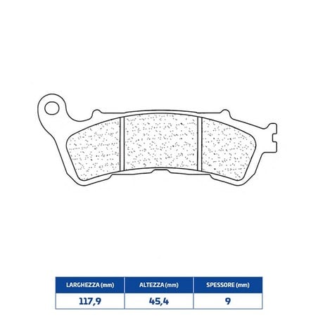 1159XBK5 PASTIGLIA FRENO ANT. DX-SX 1159XBK5 Honda VFR Crosstourer DCT 2012+ CL BRAKES