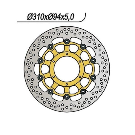 788 FRONT BRAKE DISC DX-SX Honda CB 2003+ NG