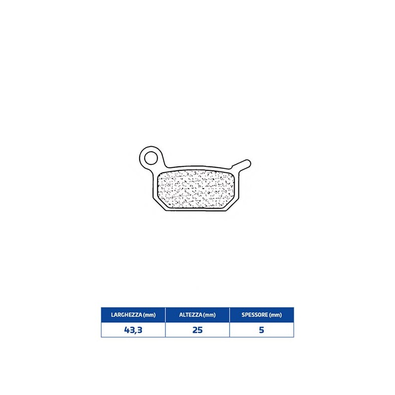 1128X59 REAR BRAKE PAD 1128X59 Husqvarna TC Mini 2021+ CL BRAKES