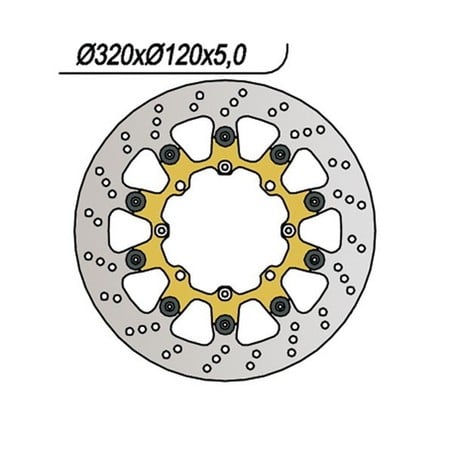 722 DISQUE DE FREIN AVANT Husqvarna SMR4 2011+ NG