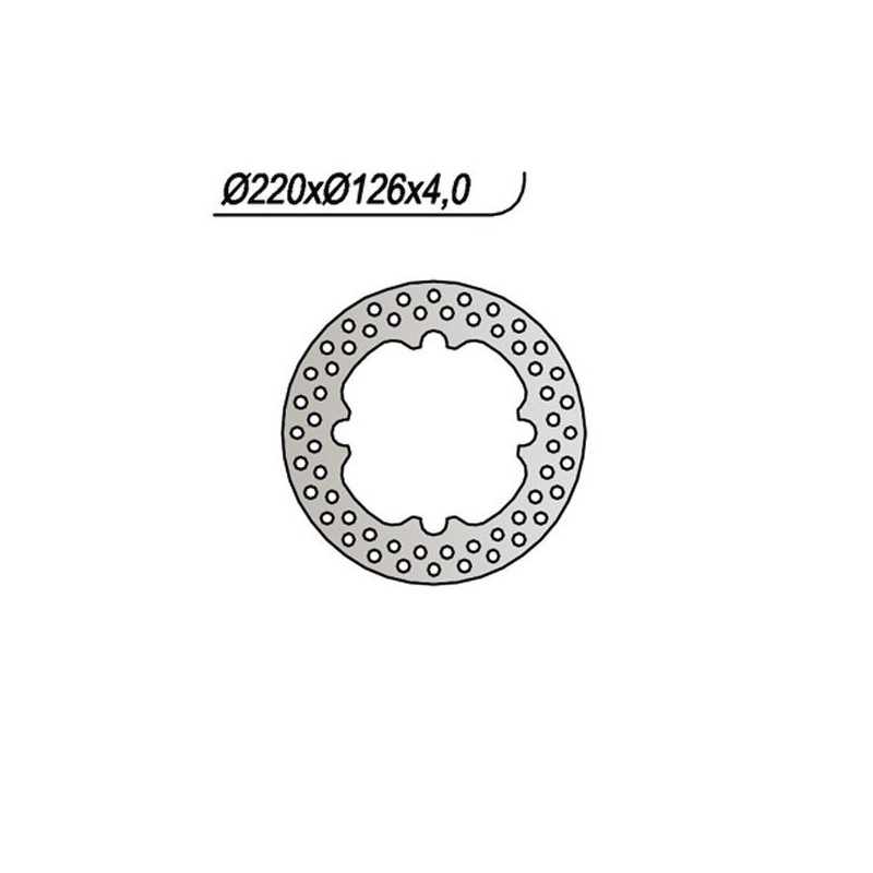 464 REAR BRAKE DISC Husqvarna WR 2T 1991+ NG
