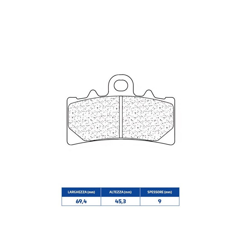 1233A3+ FRONT BRAKE PAD 1233A3+ Husqvarna Vitpilen 401 2018+ CL BRAKES