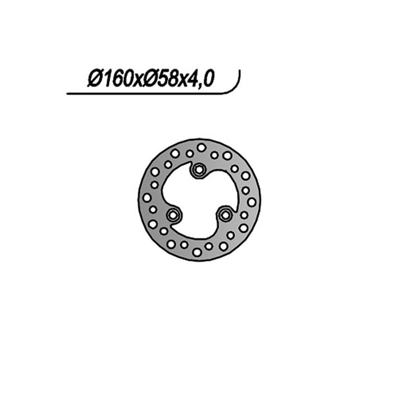 108 DISCO FRENO ANT. Italjet Cruise 1995+ NG