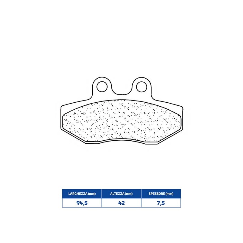 3081SC PLAQUETTE DE FREIN ARRIERE 3081SC Italjet Jupiter 2001+ CL BRAKES