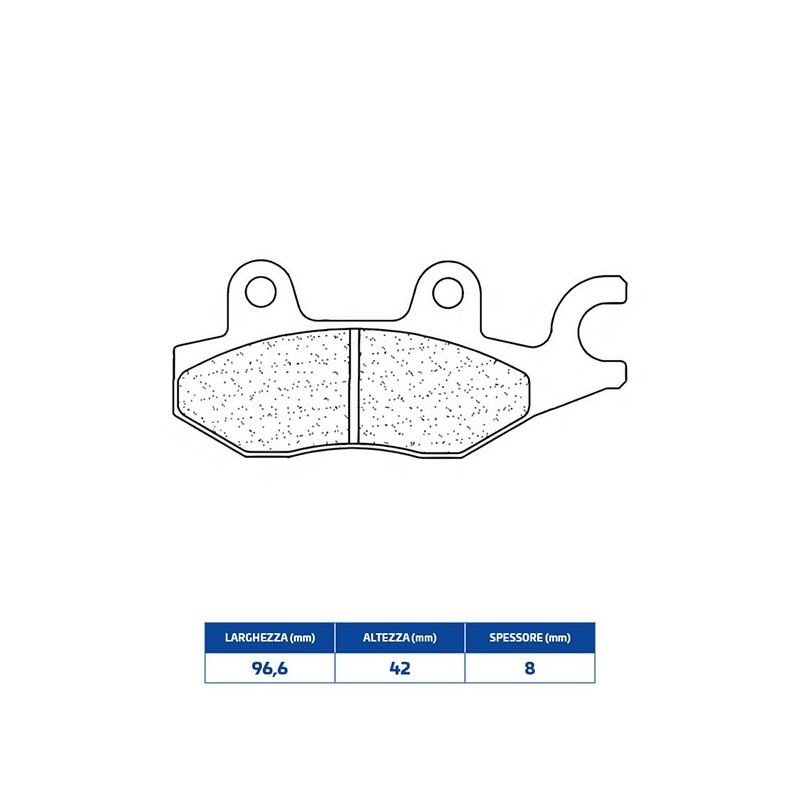 2326S4 PLAQUETTE DE FREIN AVANT 2326S4 Kawasaki W 230 2025+ CL BRAKES