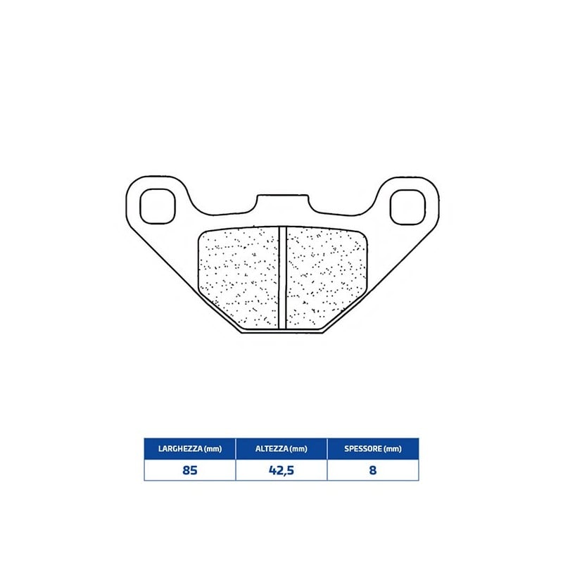 2306A3+ PLAQUETTE DE FREIN AVANT 2306A3+ Kawasaki KLR D 1984+ CL BRAKES