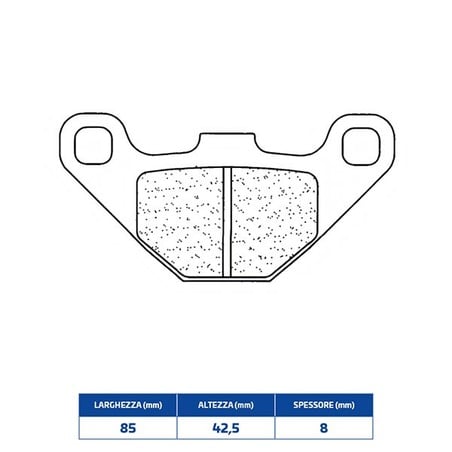 2306S4 PLAQUETTE DE FREIN AVANT 2306S4 Kawasaki KLR D 1984+ CL BRAKES