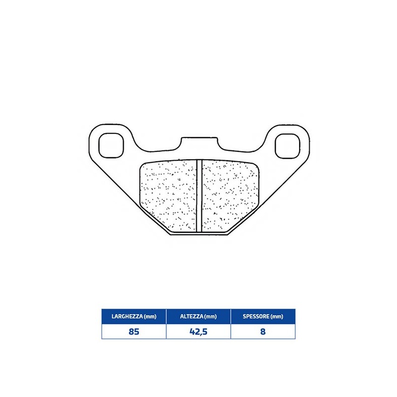 2306ATV1 PLAQUETTE DE FREIN AVANT 2306ATV1 Kawasaki KLR D 1984+ CL BRAKES