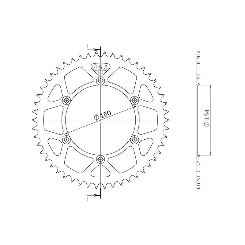541720442 Kawasaki KLX 1993+ SGR - SPROCKETS