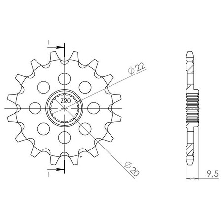 542431113 Kawasaki KX X 2025+ SGR - SPROCKETS