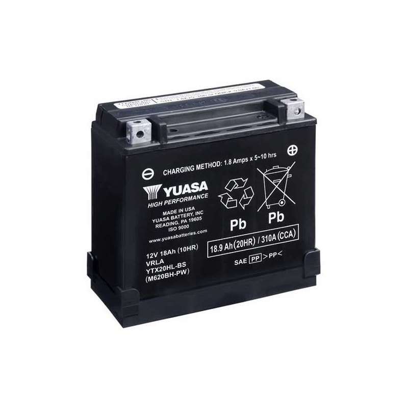 YTX20HL-BS-PW BATTERIA Kawasaki JS TS SX 1986+ YUASA
