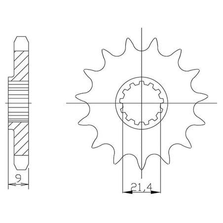 540052014 Kawasaki Ninja 2013+ SGR - SPROCKETS