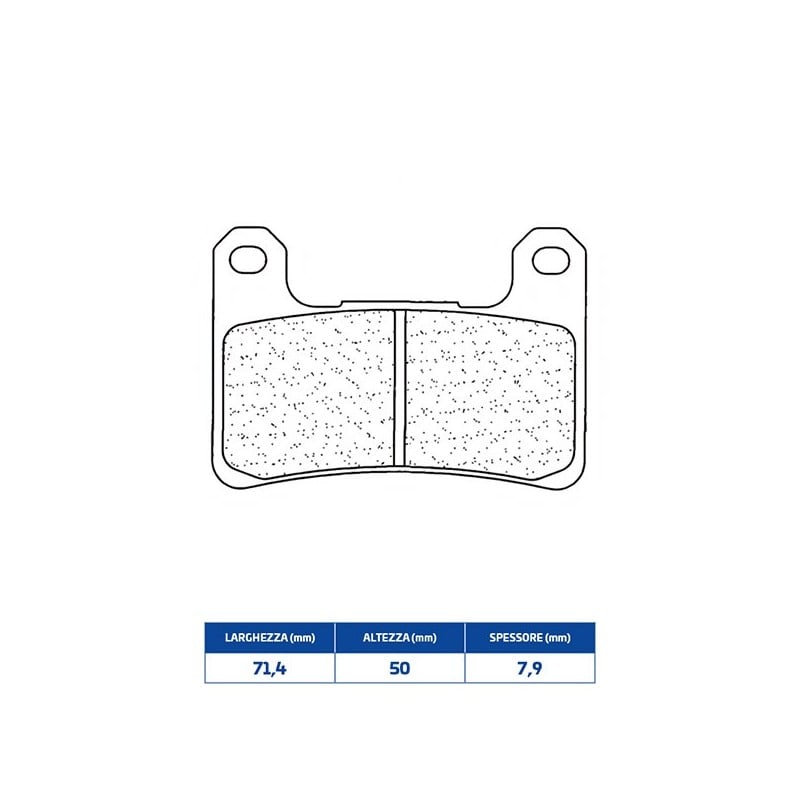 1133C60 PLAQUETTE DE FREIN AVANT DX-SX 1133C60 Kawasaki Ninja ZX 4 RR 2024+ CL BRAKES