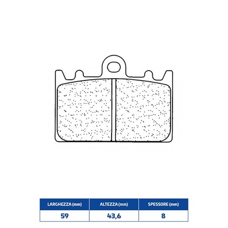 2363A3+ FRONT BRAKE PAD DX-SX 2363A3+ Kawasaki ZXR R Ninja 1991+ CL BRAKES