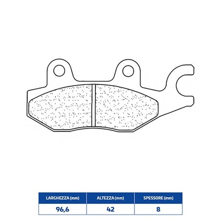 2326ATV1 HINTERER BREMSBELAG 2326ATV1 Kawasaki Z7 Hybrid 2024+ CL BRAKES