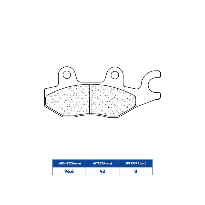 2326ATV1 PASTIGLIA FRENO POST. 2326ATV1 Kawasaki Eliminator SE 2024+ CL BRAKES
