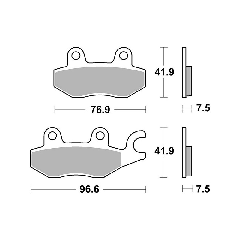 955RST PLAQUETTE DE FREIN AVANT 955RST Kawasaki Ninja SE 2024+ SBS