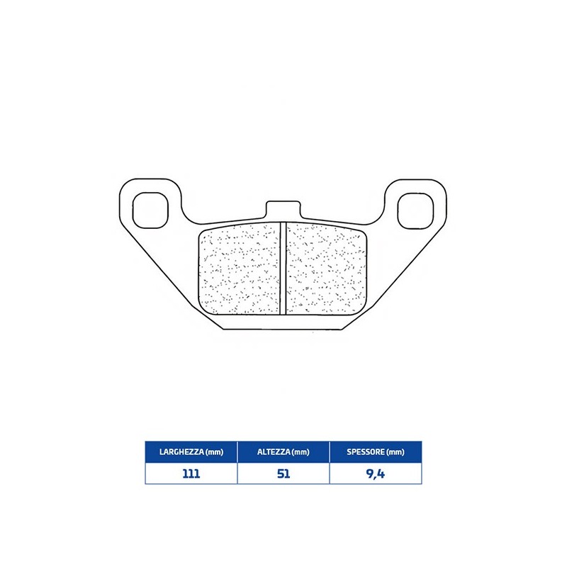 2285S4 PLAQUETTE DE FREIN ARRIERE 2285S4 Kawasaki GPZ Unitrack 1984+ CL BRAKES