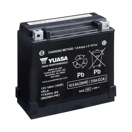 YTX20HL-BS-PW BATERÍA Kawasaki JS SX 1986+ YUASA