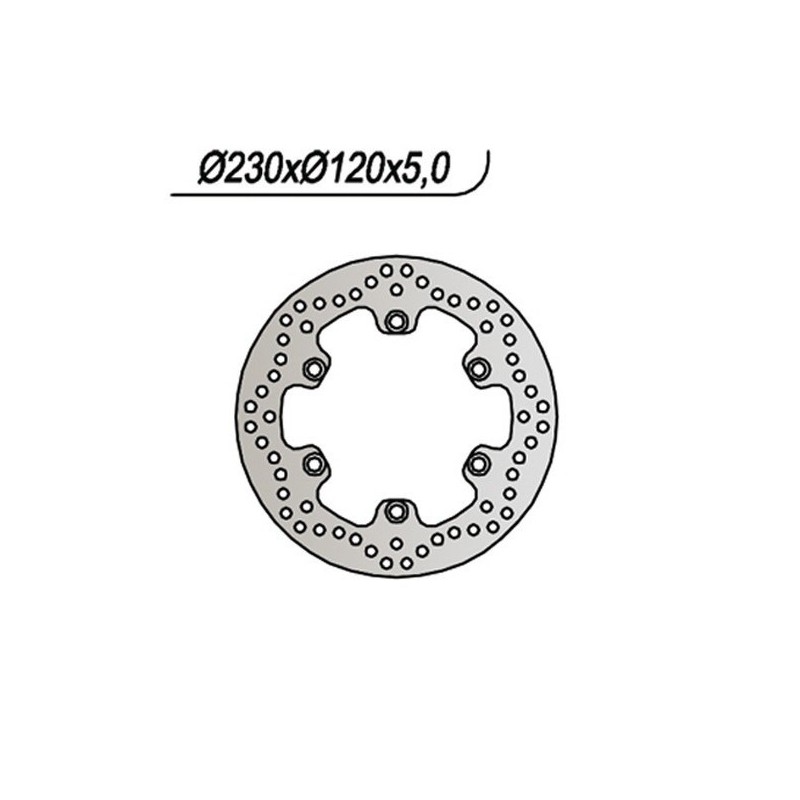 091 HINTERE BREMSSCHEIBE Kawasaki 2 B 1989+ NG
