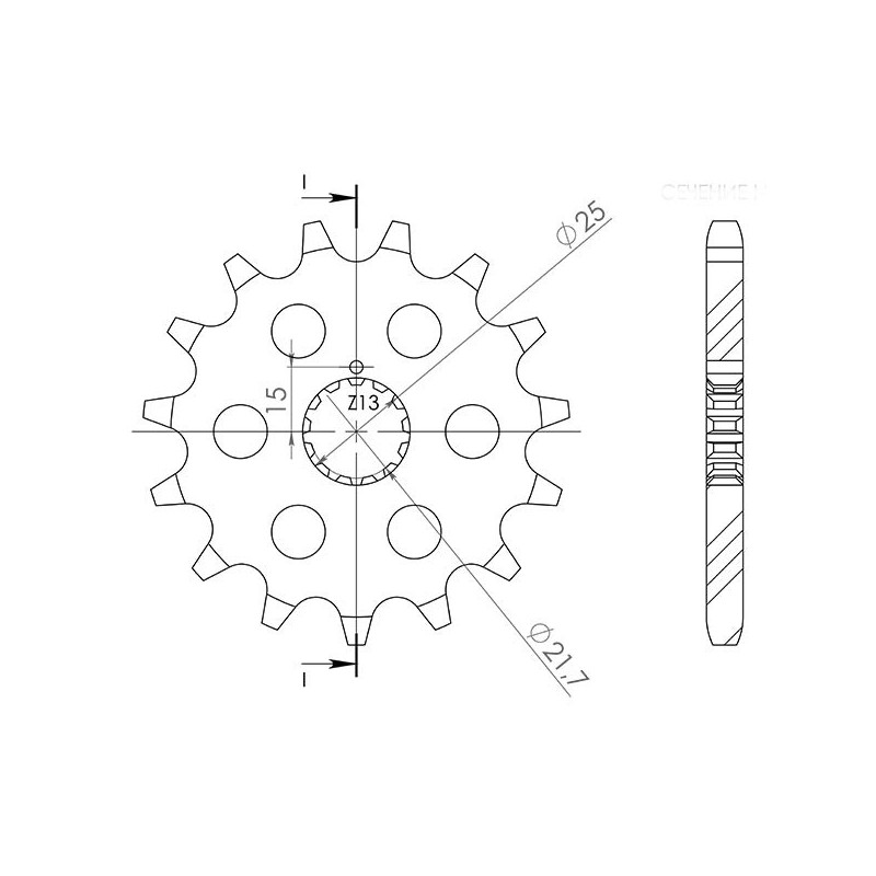 543360013 Kawasaki Z E 1980+ SGR - SPROCKETS