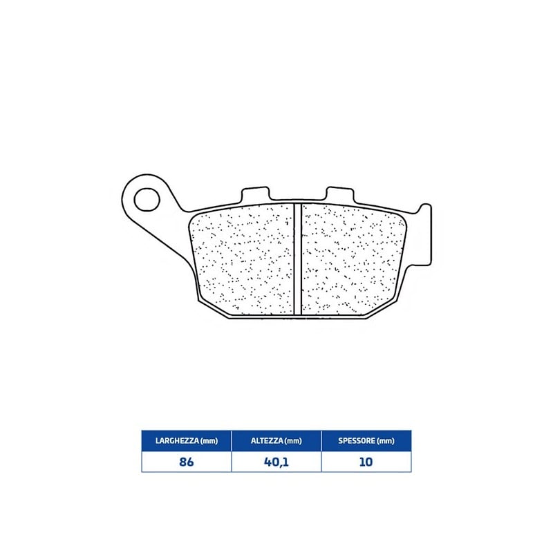 2298S4 PLAQUETTE DE FREIN ARRIERE 2298S4 Kawasaki Z E ABS 2013+ CL BRAKES