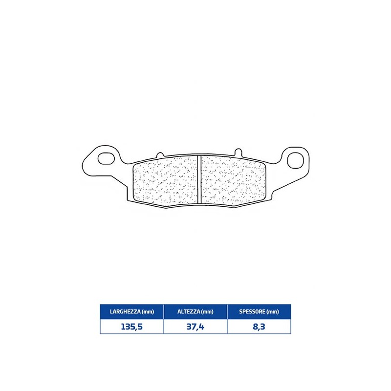 2384A3+ PASTIGLIA FRENO ANT. DX 2384A3+ Kawasaki GPZ E 1995+ CL BRAKES