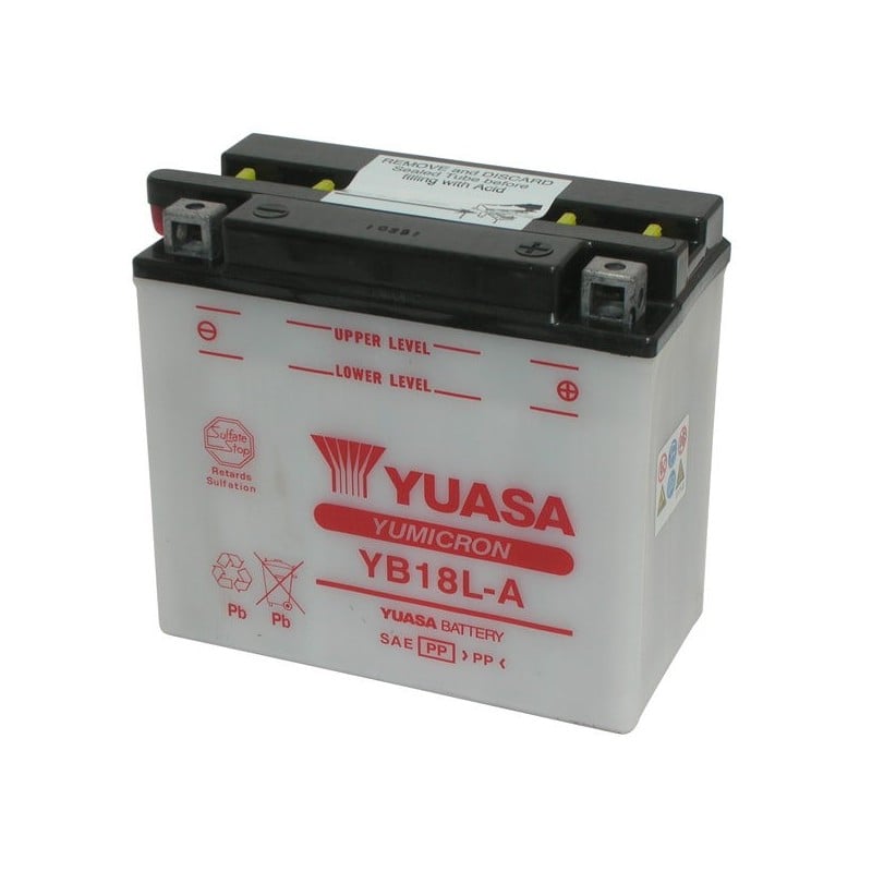 YB18L-A TAMBOURS Kawasaki Z R1 1984+ YUASA