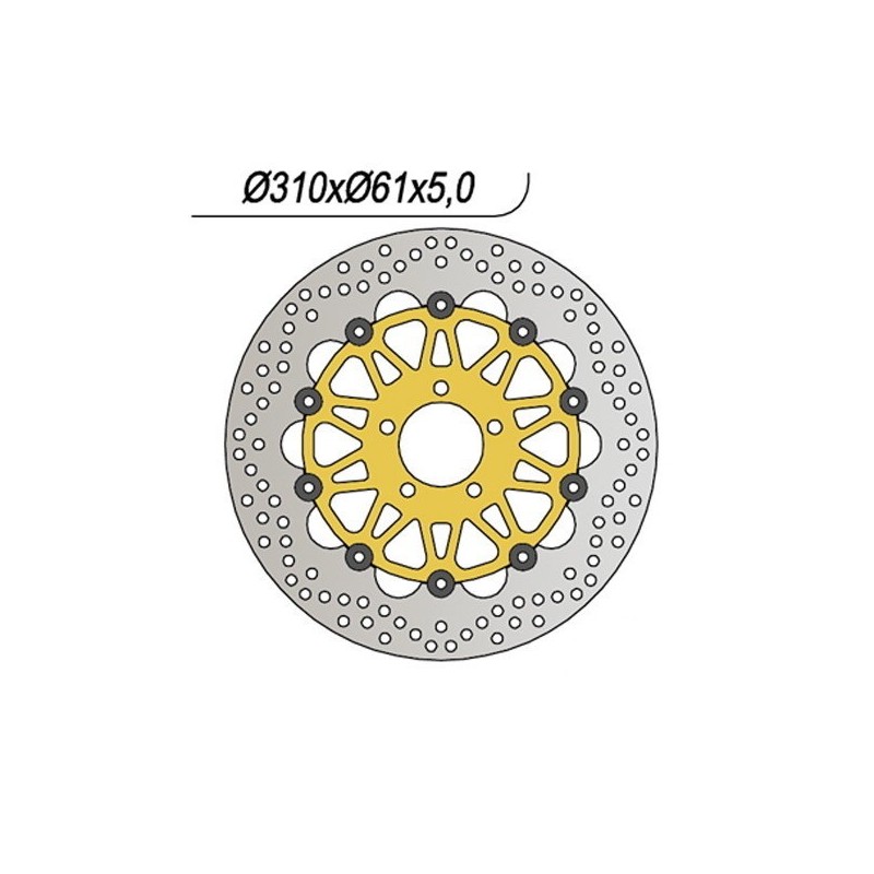 776 VORDERE BREMSSCHEIBE DX-SX Kawasaki ZR Zephyr A 1992+ NG