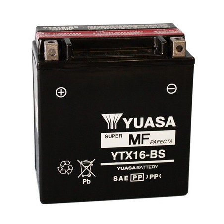 YTX16-BS BATTERIA Kawasaki ZR Zephyr B 1996+ YUASA