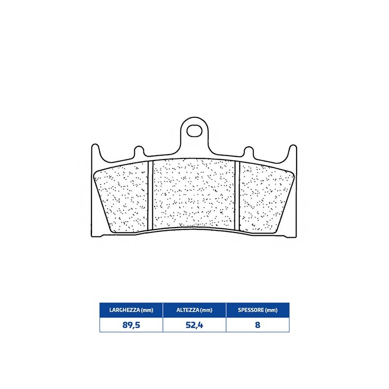 2255XBK5 FRONT BRAKE PAD DX-SX 2255XBK5 Kawasaki ZRX D 1997+ CL BRAKES