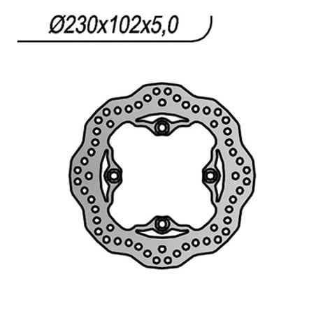 1182X REAR BRAKE DISC Kawasaki ZX12R Ninja A B 2000+ NG