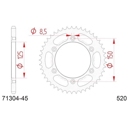 71304:45 Kove X Adventure 2024+ AFAM