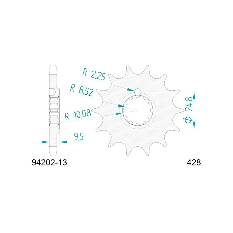 94202:13 Ktm SX 2018+ AFAM