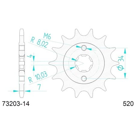 73203:14 Ktm RC 4T 2015+ AFAM