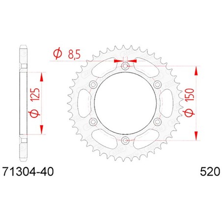 71304:40 Ktm LC4 Supermoto 4T 2000+ AFAM