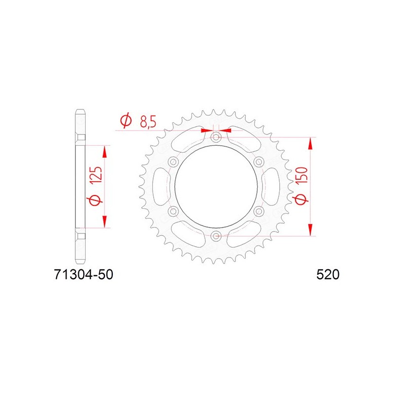 71304:41 Ktm Duke GP 2022+ AFAM