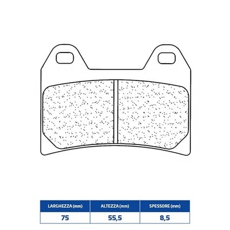 2539A3+ PLAQUETTE DE FREIN AVANT 2539A3+ Ktm SMT 2023+ CL BRAKES